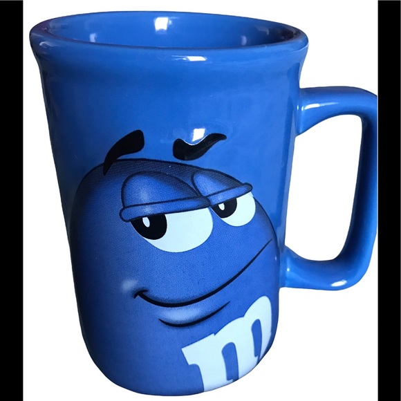 Official Licensed M&M’s Blue Coffee, Tea, Coco Mug - Picture 1 of 4